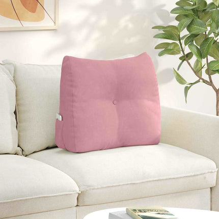 Rygpude Lyserød 60 x 24 x 50 cm Fløjl