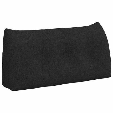 Rygpude Sort 100 x 24 x 50 cm Stof
