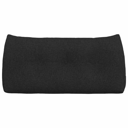 Rygpude Sort 100 x 24 x 50 cm Stof