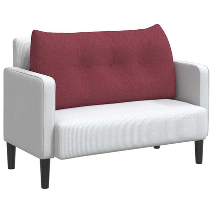 Rygpude Vinrød 100 x 24 x 50 cm Stof