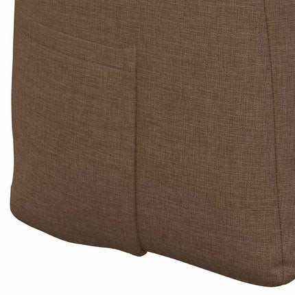 Rygpude Brun 100 x 24 x 50 cm Stof