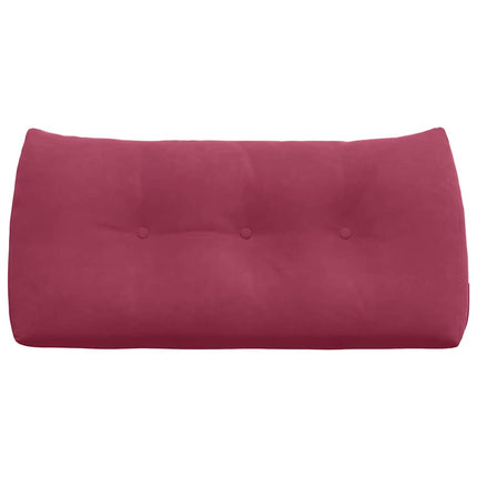 Rygpude Vinrød 100 x 24 x 50 cm Fløjl