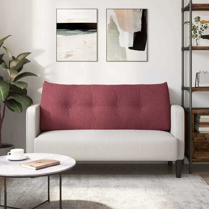Rygpude Vinrød 120 x 24 x 50 cm Stof