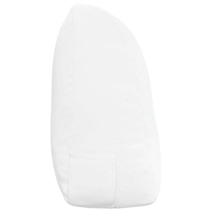 Rygpude Hvid 120 x 24 x 50 cm Stof