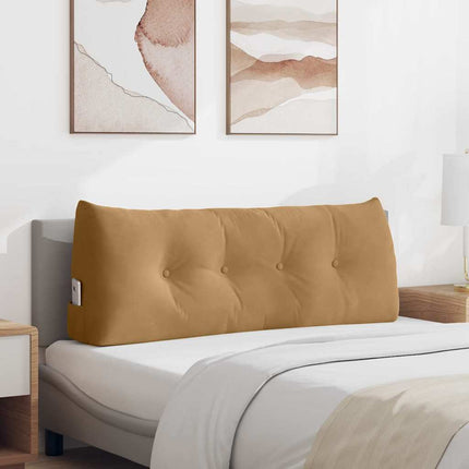 Rygpude Brun 120 x 24 x 50 cm Fløjl