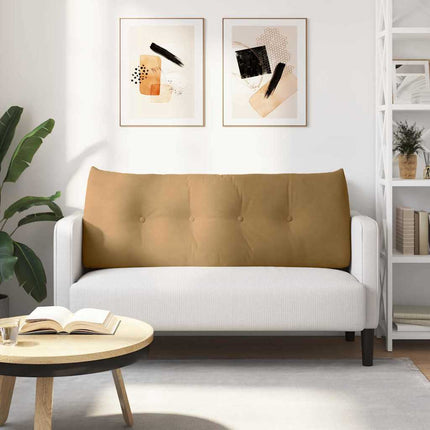 Rygpude Brun 120 x 24 x 50 cm Fløjl