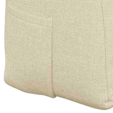 Rygpude Creme 140 x 24 x 50 cm Stof