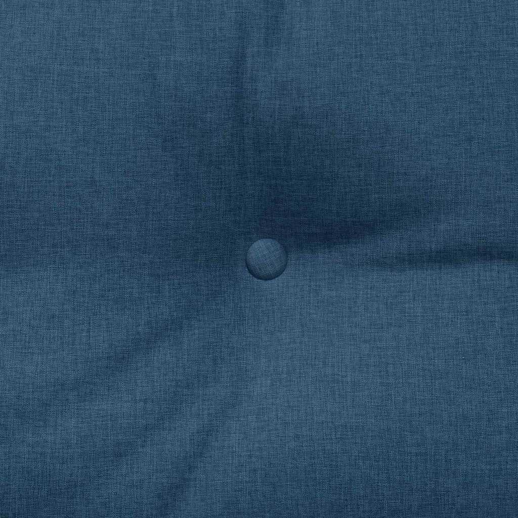 Rygpude Blå 140 x 24 x 50 cm Stof