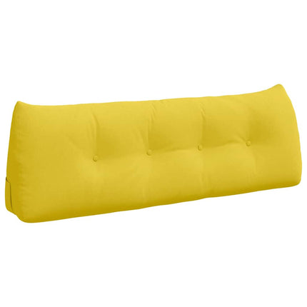 Rygpude Lys Gul 140 x 24 x 50 cm Stof