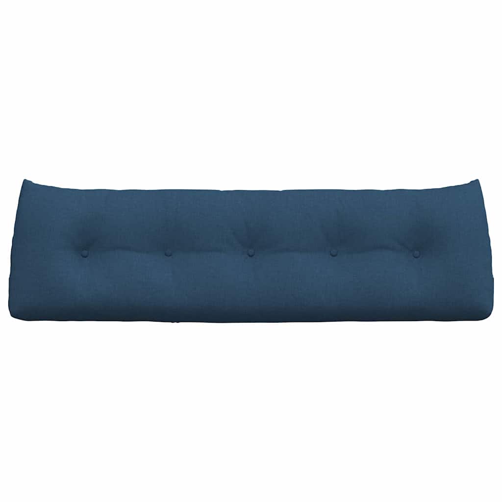 Rygpude Blå 160 x 24 x 50 cm Stof