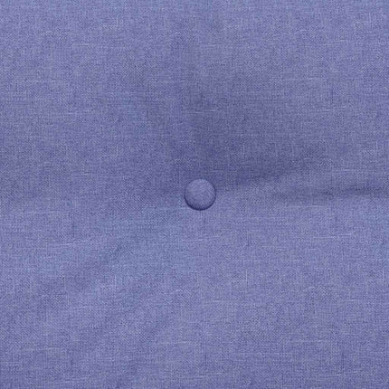 Rygpude Jeans blå 160 x 24 x 50 cm Stof