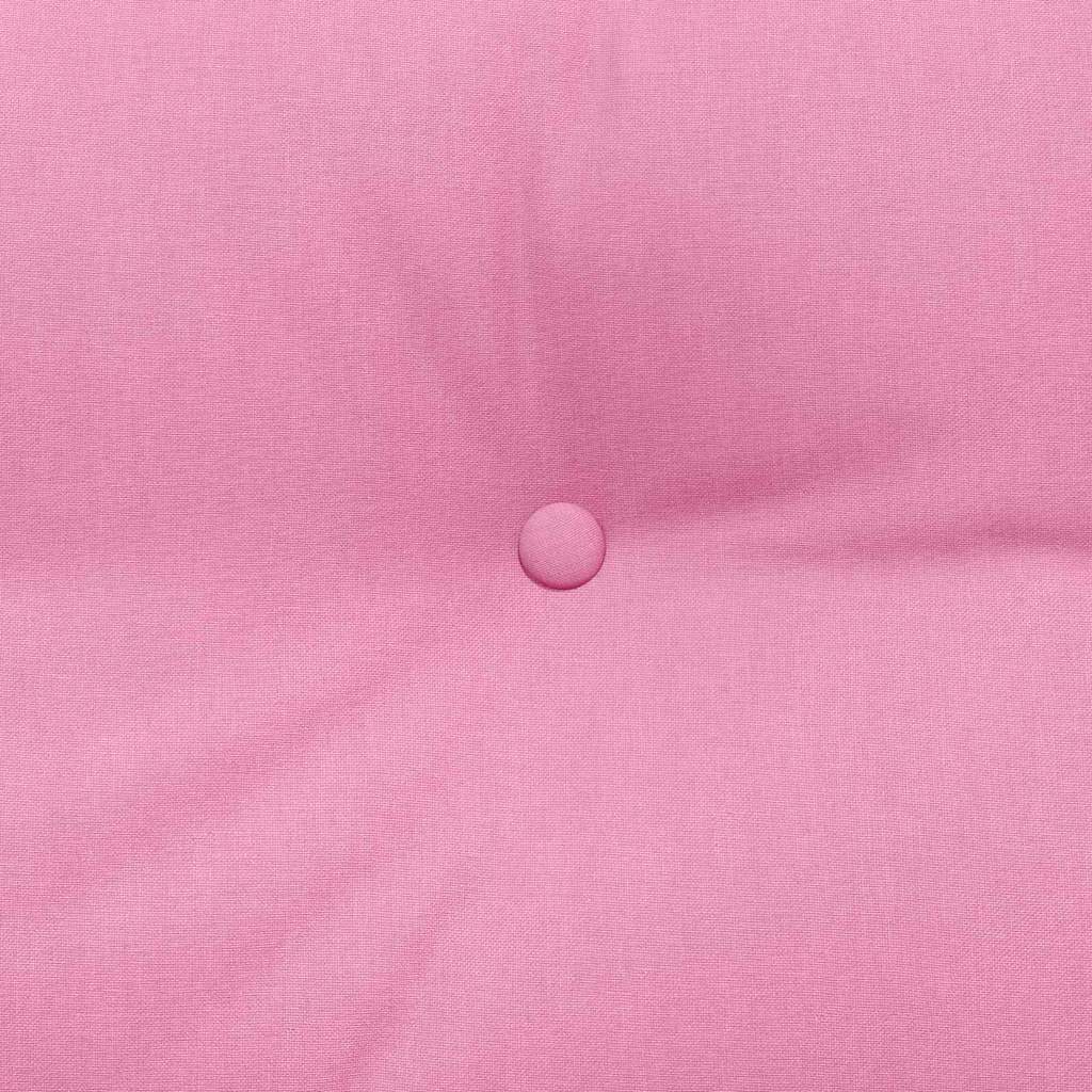 Rygpude Lyserød 160 x 24 x 50 cm Stof