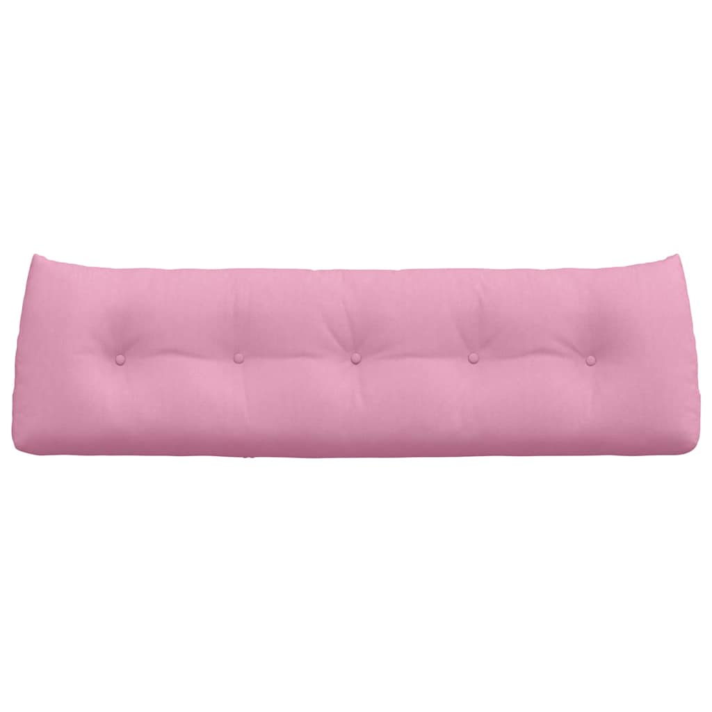 Rygpude Lyserød 160 x 24 x 50 cm Stof