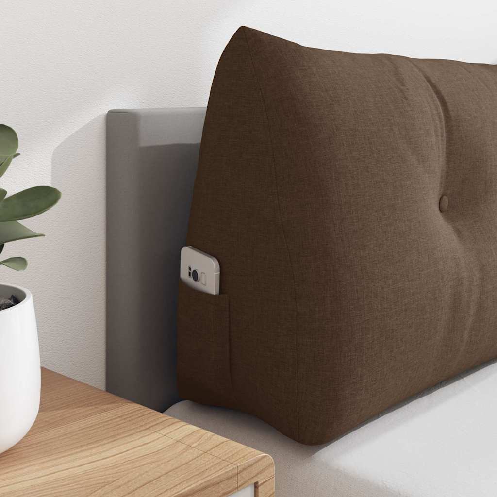 Rygpude Brun 180 x 24 x 50 cm Stof