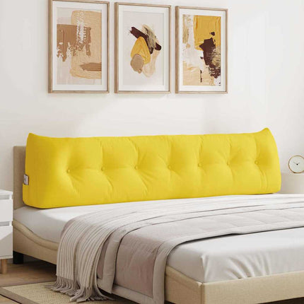 Rygpude Lys Gul 200 x 24 x 50 cm Stof