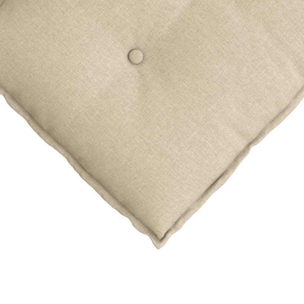 Rygpude Creme 50 x 19 x 45 cm Stof