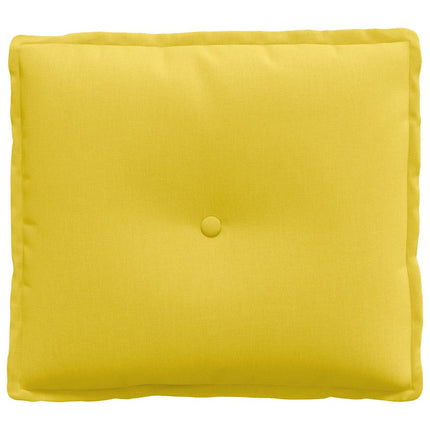 Rygpude Lys Gul 50 x 19 x 45 cm Stof