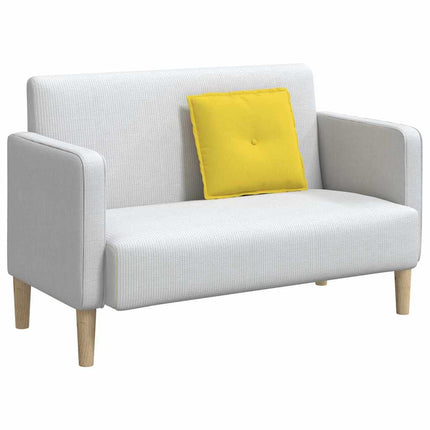Rygpude Lys Gul 50 x 19 x 45 cm Stof