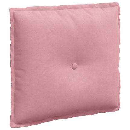 Rygpude Lyserød 50 x 45 cm Velourstof