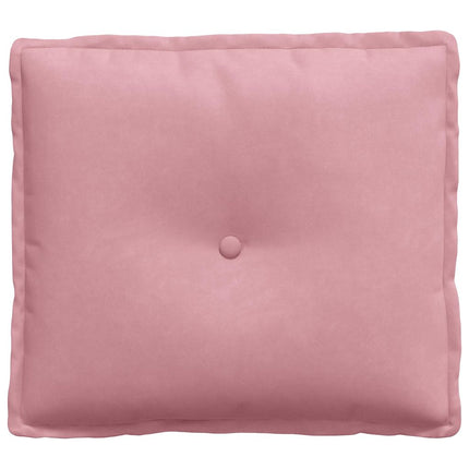 Rygpude Lyserød 50 x 45 cm Velourstof