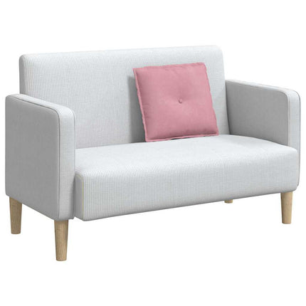 Rygpude Lyserød 50 x 45 cm Velourstof