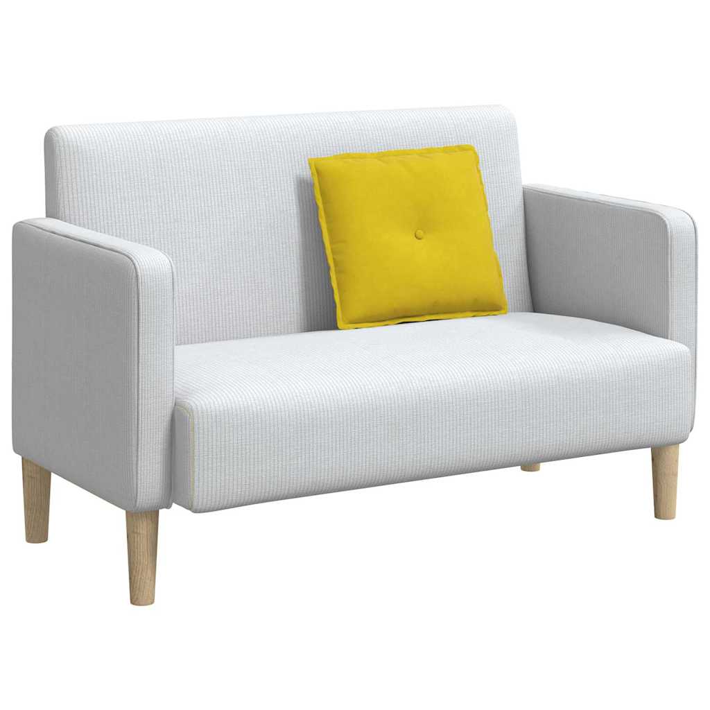 Rygpude Gul 50 x 45 cm Velourstof