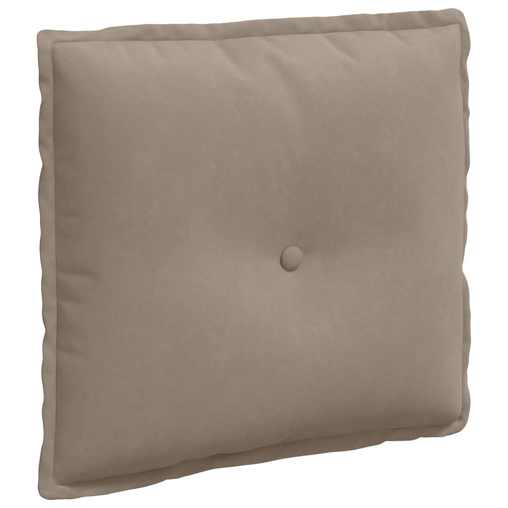 Rygpude Gråbrun 50 x 45 cm Mikrofiberstof