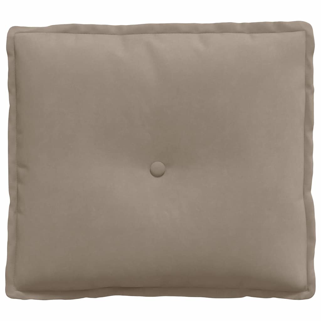 Rygpude Gråbrun 50 x 45 cm Mikrofiberstof