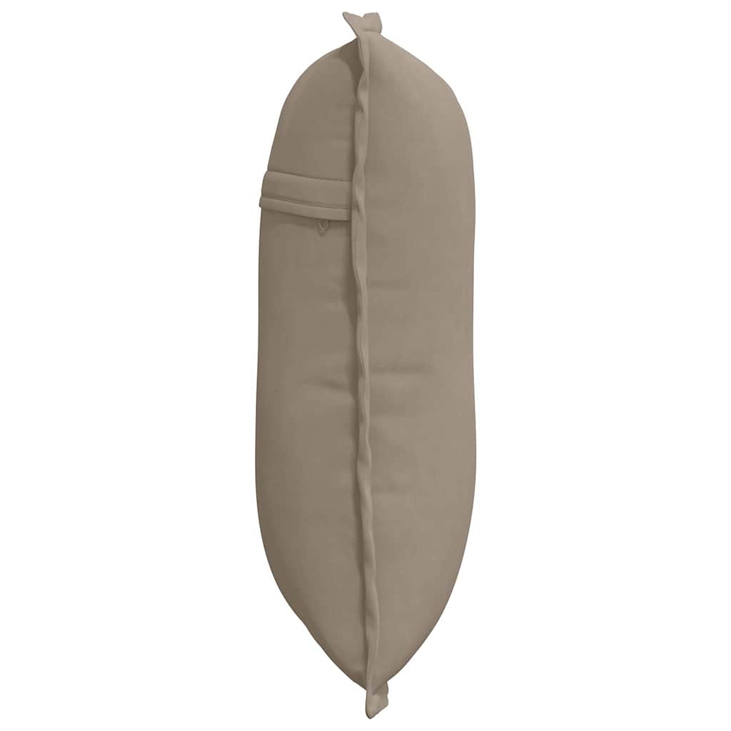 Rygpude Gråbrun 50 x 45 cm Mikrofiberstof