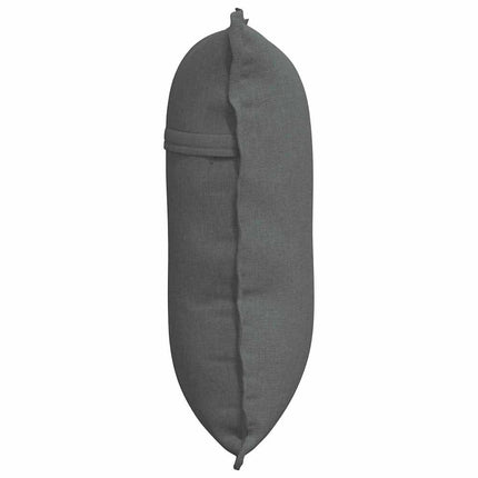 Rygpude Mørkegrå 60 x 19 x 50 cm Stof
