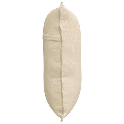 Rygpude Creme 60 x 19 x 50 cm Stof