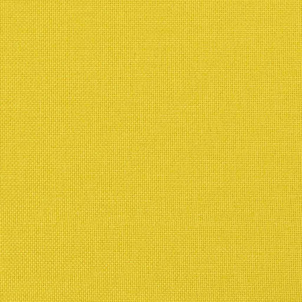 Rygpude Lys Gul 60 x 19 x 50 cm Stof