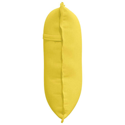 Rygpude Lys Gul 60 x 19 x 50 cm Stof