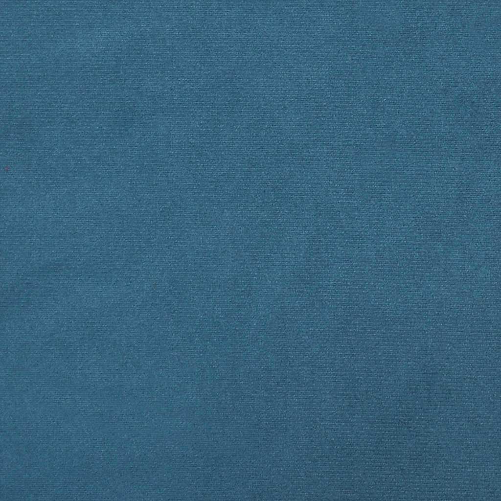 Rygpude Blå 60 x 50 cm Velourstof