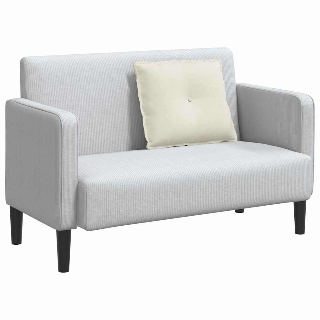 Rygpude Creme 60 x 50 cm Velourstof