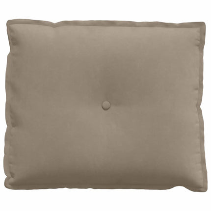 Rygpude Gråbrun 60 x 50 cm Mikrofiberstof