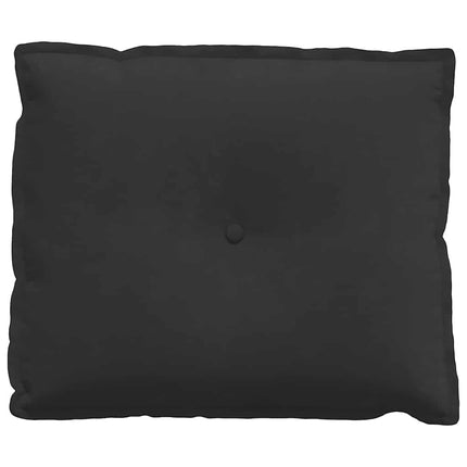Rygpude Sort 60 x 50 cm Mikrofiberstof