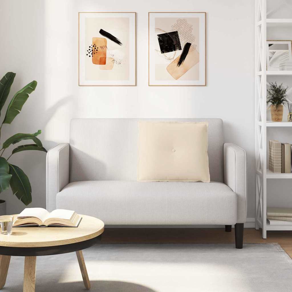 Rygpude Beige 60 x 50 cm Mikrofiberstof