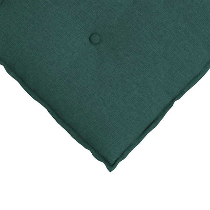 Rygpude Mørkegrøn 80 x 19 x 50 cm Stof