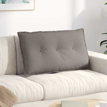 Rygpude Gråbrun 80 x 19 x 50 cm Stof