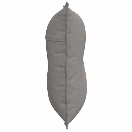 Rygpude Gråbrun 80 x 19 x 50 cm Stof