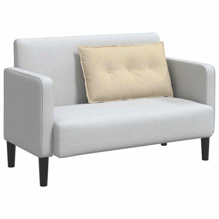 Rygpude Creme 80 x 19 x 50 cm Stof
