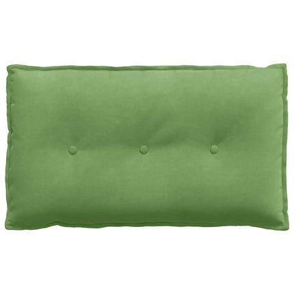 Rygpude Lys grøn 80 x 50 cm Velourstof
