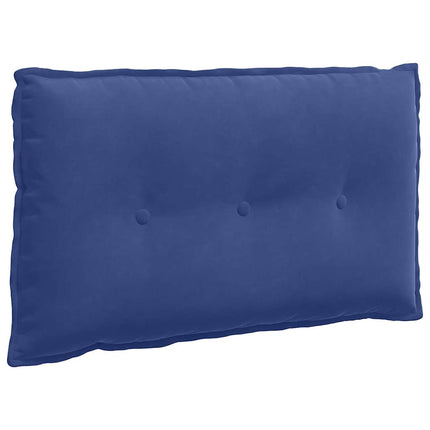 Rygpude Politi blå 80 x 50 cm Velourstof