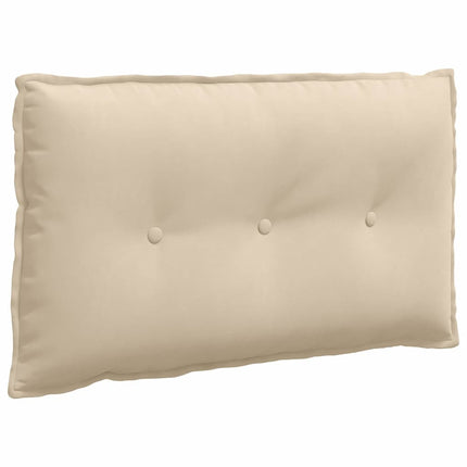 Rygpude Creme 80 x 50 cm Mikrofiberstof