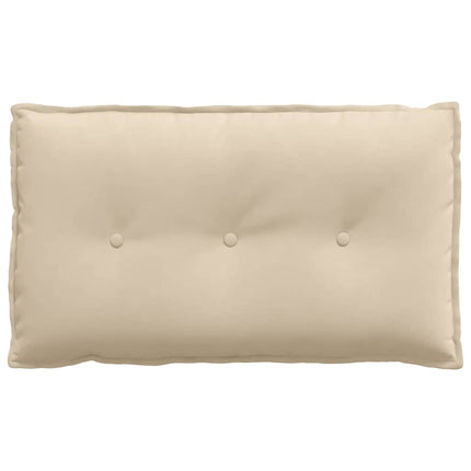 Rygpude Creme 80 x 50 cm Mikrofiberstof