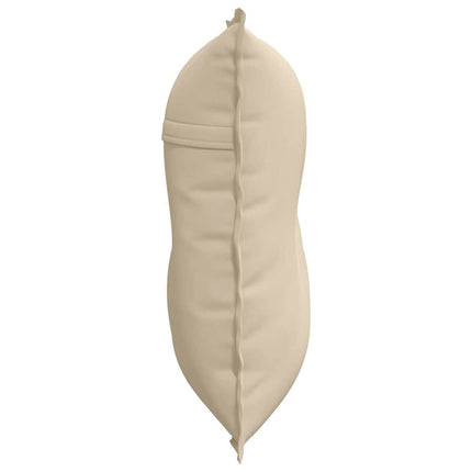 Rygpude Creme 80 x 50 cm Mikrofiberstof