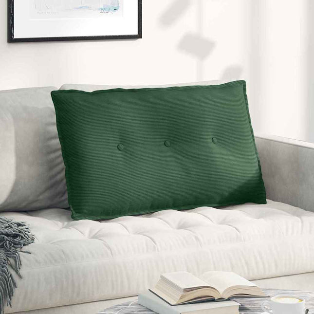 Rygpude Jungle Grøn 80 x 50 cm Velourstof