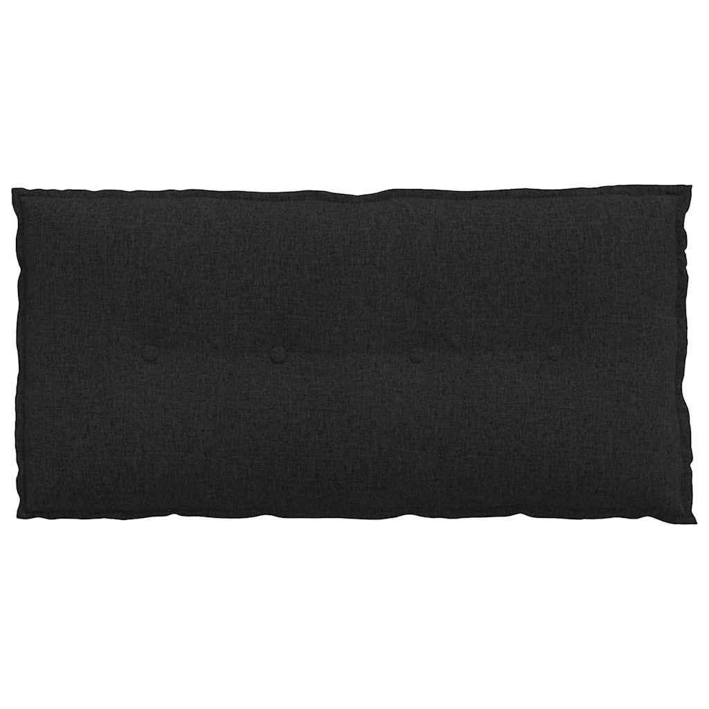 Rygpude Sort 100 x 19 x 50 cm Stof