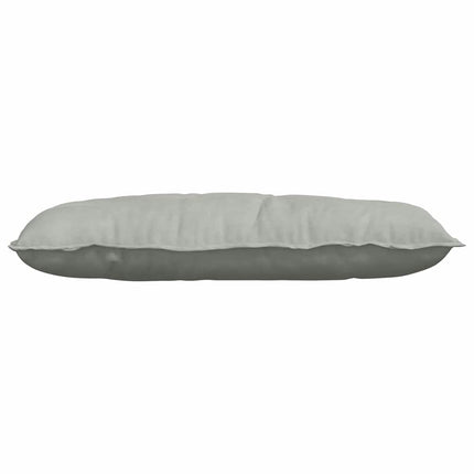 Rygpude Lysegrå 100 x 50 cm Velourstof